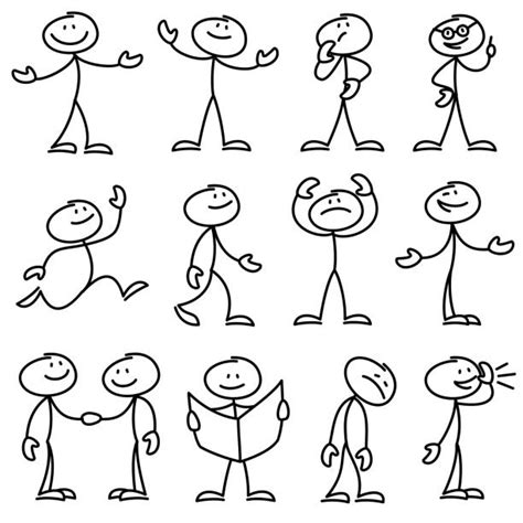 stick figure positions|11,500+ Stick Figure Poses Stock Illustrations, Royalty